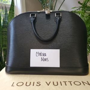 Louis Vuitton Alma GM Black Epi